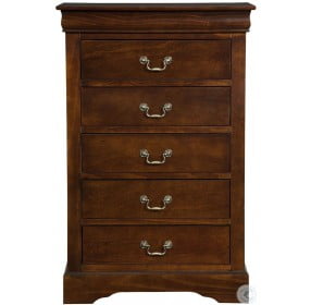West Haven Cappuccino 5 Drawer Tallboy Chest