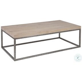 Signature Designs Foray And Distressed Iron Foray Rectangular Cocktail Table