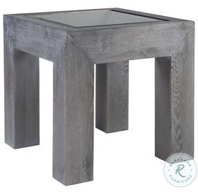 Signature Designs Waxed Carbon Accolade Rectangular End Table