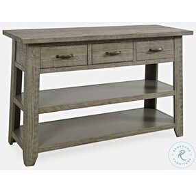 Telluride Driftwood Gray Console Table