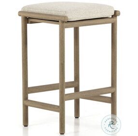 Kyla Washed Brown And Faye Sand Outdoor Counter Height Stool