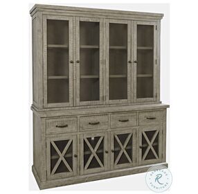 Telluride Driftwood Gray Server And Hutch