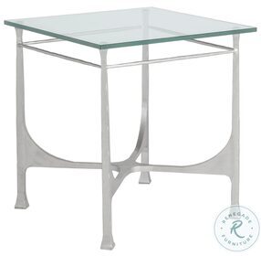 Metal Designs Gray Bruno Square End Table