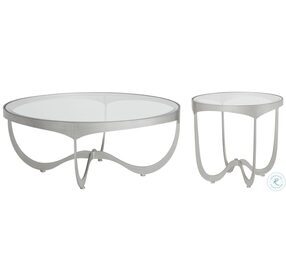 Metal Designs Argento Sophie Round Occasional Table Set
