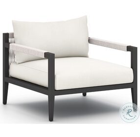 Sherwood Natural Ivory And Bronze Outdoor Chair