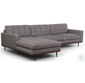Lexi Capri Ebony 2 Piece Sectional with LAF Chaise