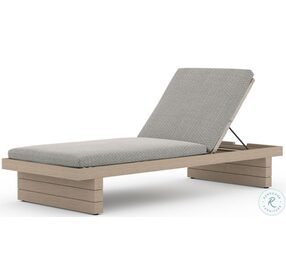 Leroy Faye Ash Bronze and Grey Rope Outdoor Chaise