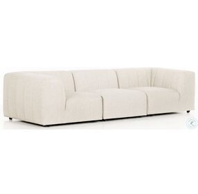Gwen Faye Sand Outdoor 3 Piece Sectional