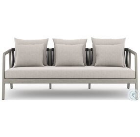 Numa Stone And Weathered Grey Outdoor Sofa