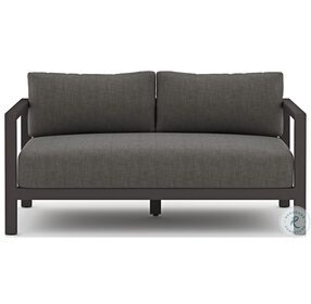 Sonoma Charcoal And Bronze Outdoor Loveseat