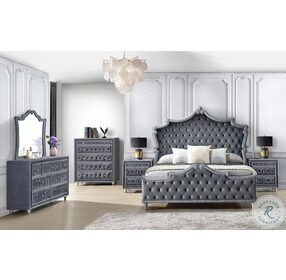 Antonella Gray Panel Bedroom Set