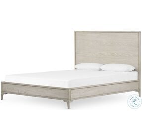 Viggo Vintage White Oak Queen Panel Bed