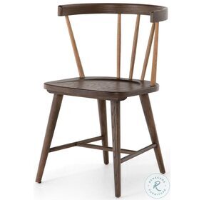 Naples Light Cocoa And Burnished Oak Dining Chair