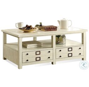 Sullivan Country White Cocktail Table