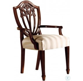 Copley Place Brown Arm Chair Set of 2