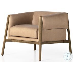 Idris Palermo Nude Leather Chair