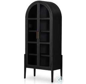 Tolle Drifted Matte Black Cabinet