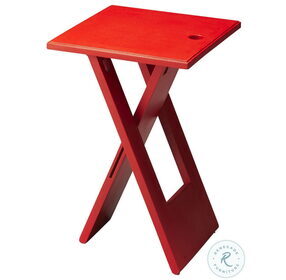 Hammond Loft Red Folding Table
