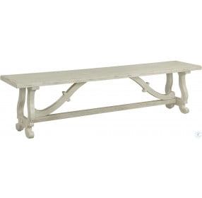 Orchard Park White Rub Dining Bench