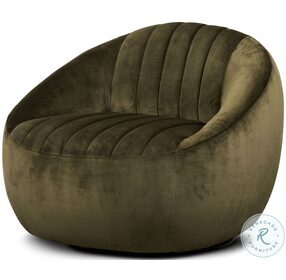 Audie Surrey Olive Swivel Chair