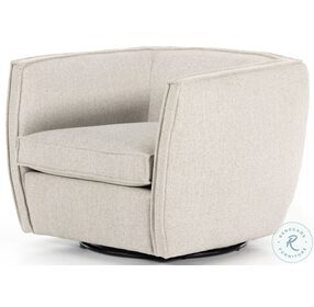 Rashi Fallon Linen Swivel Chair