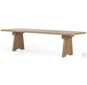 Darnell Honey Pine And Bleached Oak 110" Dining Table
