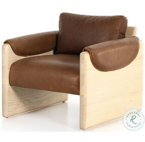 Pierre Heirloom Sienna Leather Chair