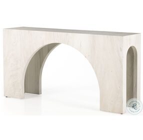 Fausto Bleached Guanacaste Console Table