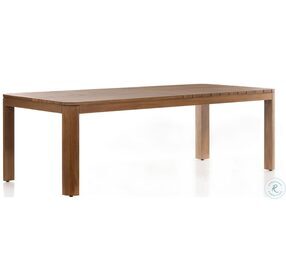 Culver Natural Teak 94" Outdoor Dining Table