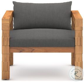 Alta Charcoal And Natural Teak Outdoor Chair