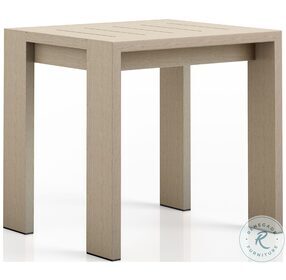 Monterey Washed Brown Outdoor End Table
