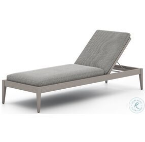 Sherwood Faye Ash And Weathered Grey Outdoor Chaise