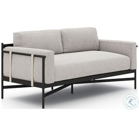 Hearst Stone Grey And Bronze Outdoor Loveseat