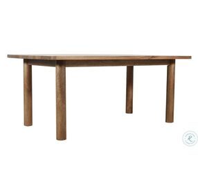 Bodhi Golden Brown Rectangle Solid Wood Dining Table