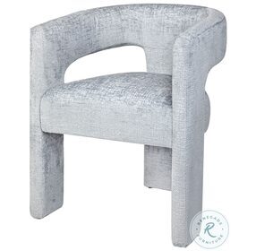 Gwen Blue Open Back Upholstered Dining Chair
