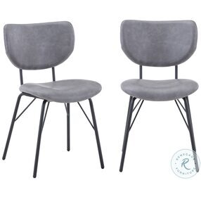 Owen Gray Upholstered Dining Chair Set of 2