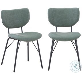 Owen Jade Upholstered Dining Chair Set of 2