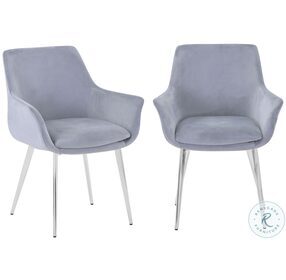 Stella Blue Upholstered Dining Chair Set of 2