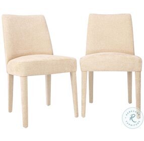 Wilson Sand Upholstered Dining Chair Set of 2