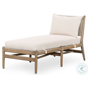 Rosen Natural Rope And Lakin Oat Outdoor Chaise