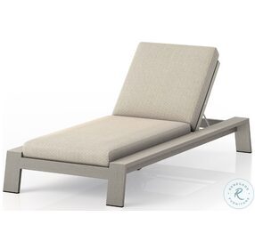 Monterey Faye Sand And Weathered Grey Outdoor Chaise