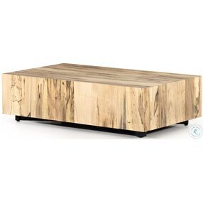 Hudson Spalted Primavera Rectangle Coffee Table