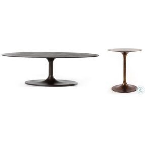 Simone Antique Rust Outdoor Occasional Table Set
