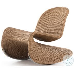 Portia Vintage Natural Outdoor Rocking Chair