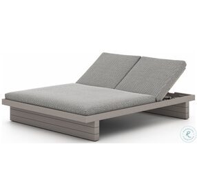 Leroy Faye Ash And Weathered Grey Outdoor Double Chaise