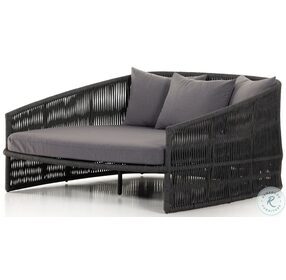 Porto Charcoal And Bronze and Dark Grey Outdoor Daybed