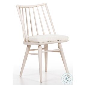 Lewis Cream And Off White Windsor Chair With Cushion