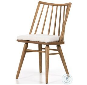 Lewis Cream And Sandy Oak Windsor Chair With Cushion