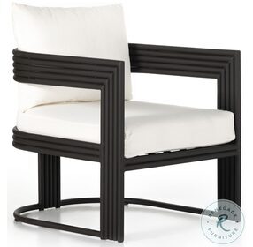 Lambert Natural Ivory And Bronze Outdoor Chair