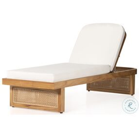 Merit Venao Ivory Outdoor Chaise Lounge